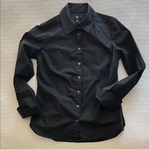 Banana Republic Black Button Down Shirt
